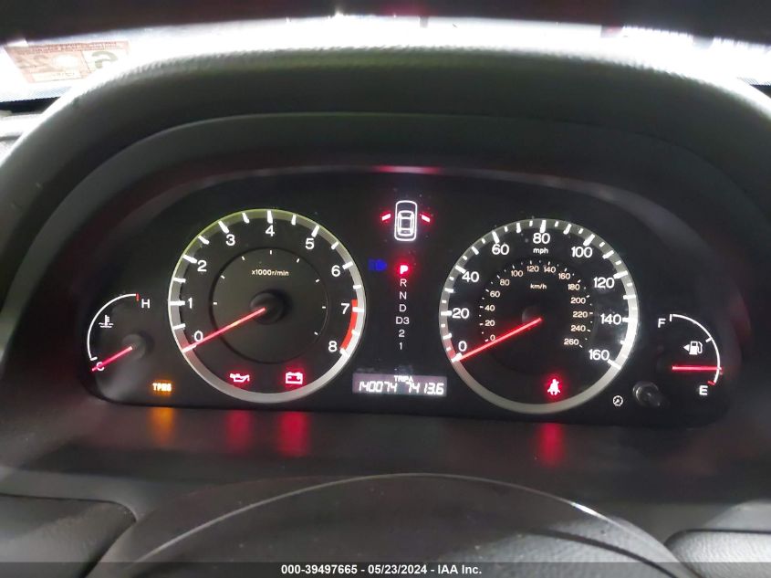 2010 Honda Accord 2.4 Lx VIN: 1HGCP2F3XAA076621 Lot: 39497665