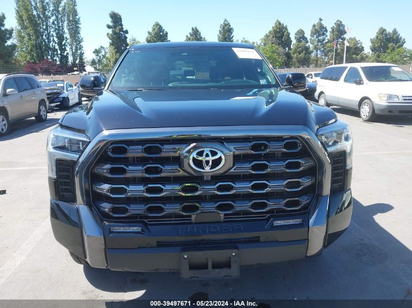 2023 Toyota Tundra Platinum VIN: 5TFNA5DB5PX074981 Lot: 39497671