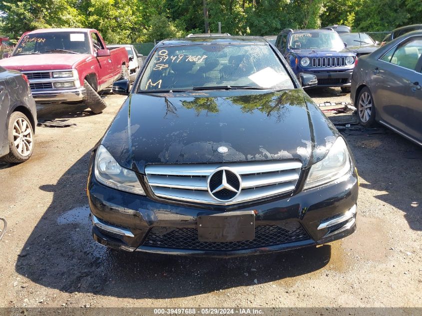 2012 Mercedes-Benz C 250 Luxury/Sport VIN: WDDGF4HB2CR235564 Lot: 39497688