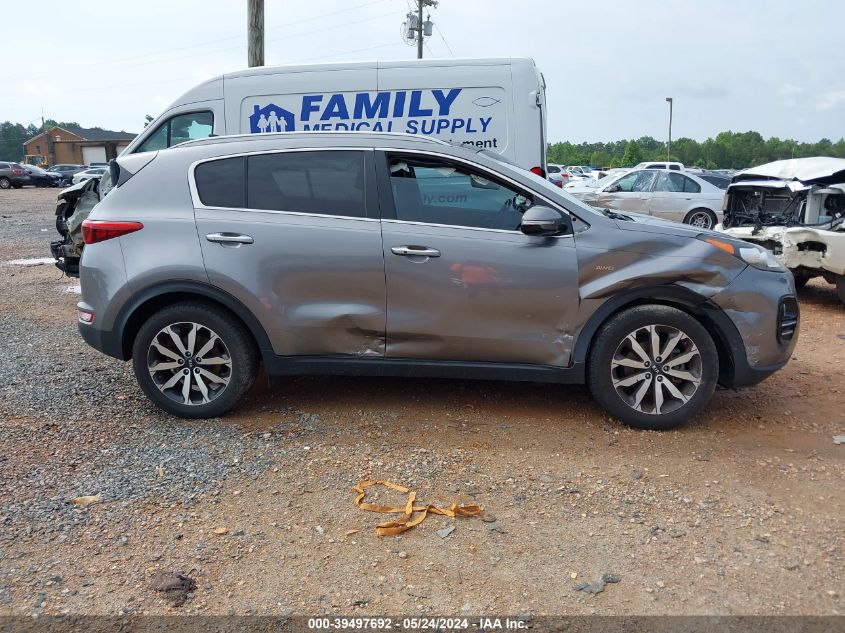 2017 Kia Sportage Ex VIN: KNDPNCAC1H7079207 Lot: 39497692