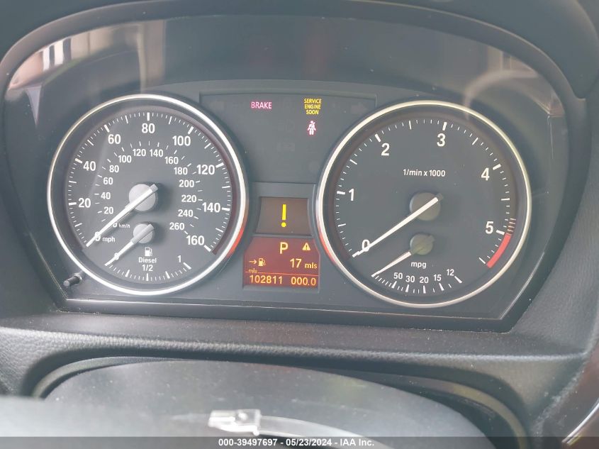 2011 BMW 335D VIN: WBAPN7C5XBF184327 Lot: 39497697