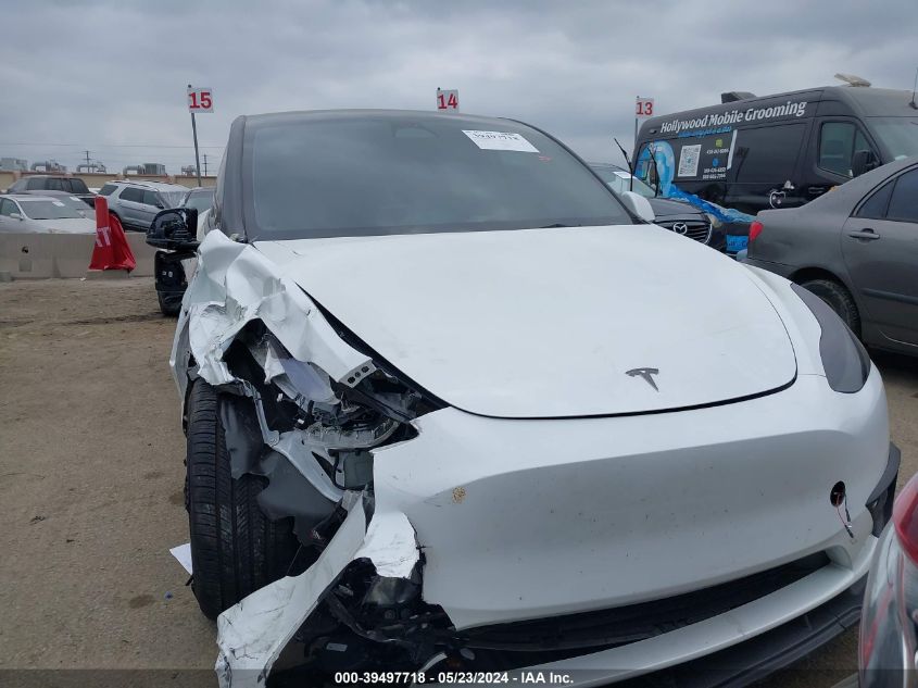 2023 Tesla Model Y Awd/Performance Dual Motor All-Wheel Drive VIN: 7SAYGDEF9PF706756 Lot: 39497718