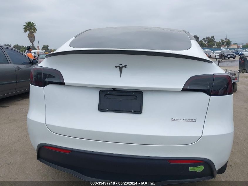 2023 Tesla Model Y Awd/Performance Dual Motor All-Wheel Drive VIN: 7SAYGDEF9PF706756 Lot: 39497718