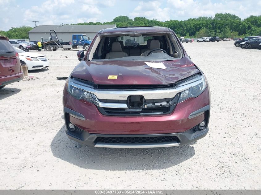 2020 Honda Pilot Awd Ex-L VIN: 5FNYF6H50LB019674 Lot: 39497733