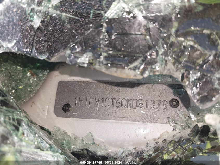 2012 Ford F-150 Lariat VIN: 1FTFW1CT6CKD81379 Lot: 39497746