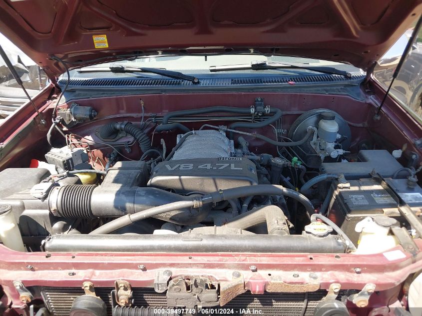 2004 Toyota Tundra Sr5 V8 VIN: 5TBBT441X4S443178 Lot: 39497749