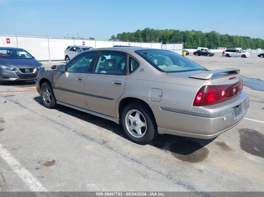 2002 Chevrolet Impala Ls VIN: 2G1WH55K629355976 Lot: 39497753