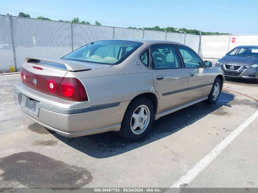 2002 Chevrolet Impala Ls VIN: 2G1WH55K629355976 Lot: 39497753