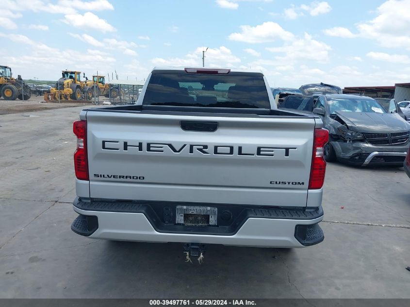 2022 Chevrolet Silverado 1500 4Wd Short Bed Custom VIN: 1GCPDBEK3NZ548151 Lot: 39497761