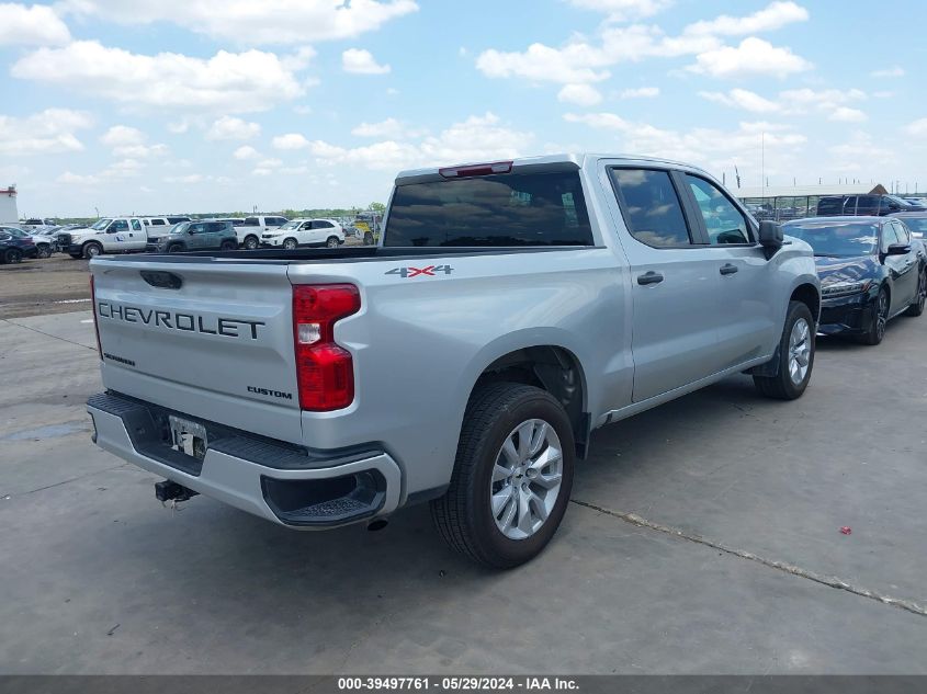 2022 Chevrolet Silverado 1500 4Wd Short Bed Custom VIN: 1GCPDBEK3NZ548151 Lot: 39497761