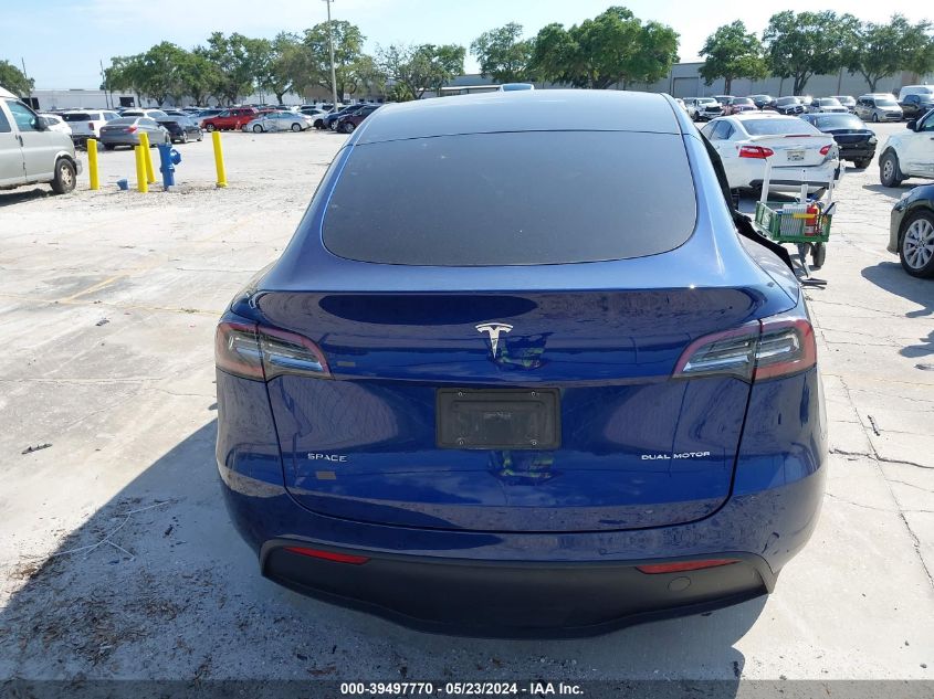 2020 Tesla Model Y Long Range Dual Motor All-Wheel Drive VIN: 5YJYGDEE0LF029529 Lot: 39497770