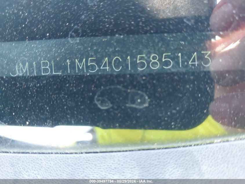 2012 Mazda Mazda3 S Grand Touring VIN: JM1BL1M54C1585143 Lot: 39497794