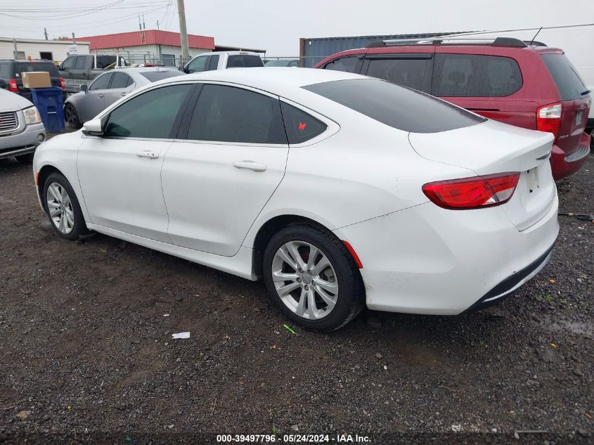 2015 Chrysler 200 Limited VIN: 1C3CCCAB7FN687354 Lot: 39497796