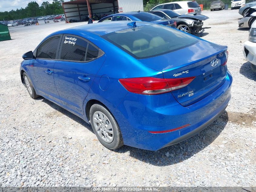 2017 HYUNDAI ELANTRA SE - 5NPD74LF3HH171358