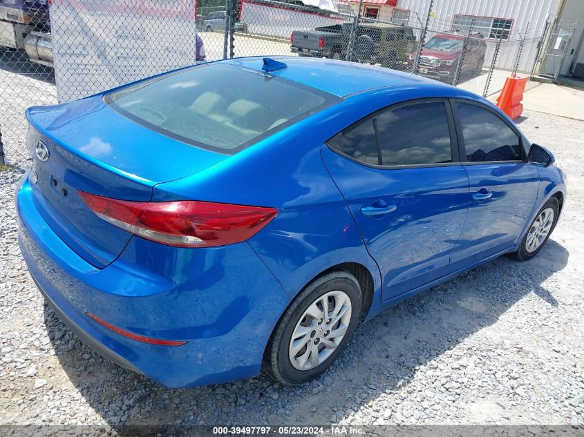 2017 HYUNDAI ELANTRA SE - 5NPD74LF3HH171358