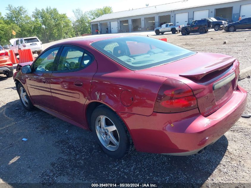 2004 Pontiac Grand Prix Gt2 VIN: 2G2WS522541102604 Lot: 39497814