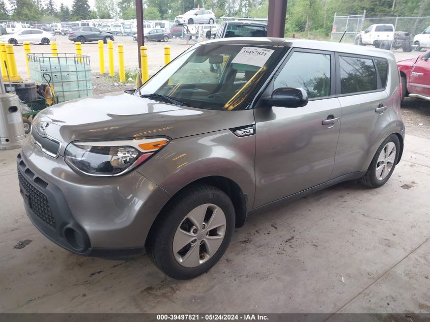 2016 Kia Soul VIN: KNDJN2A24G7289547 Lot: 39497821