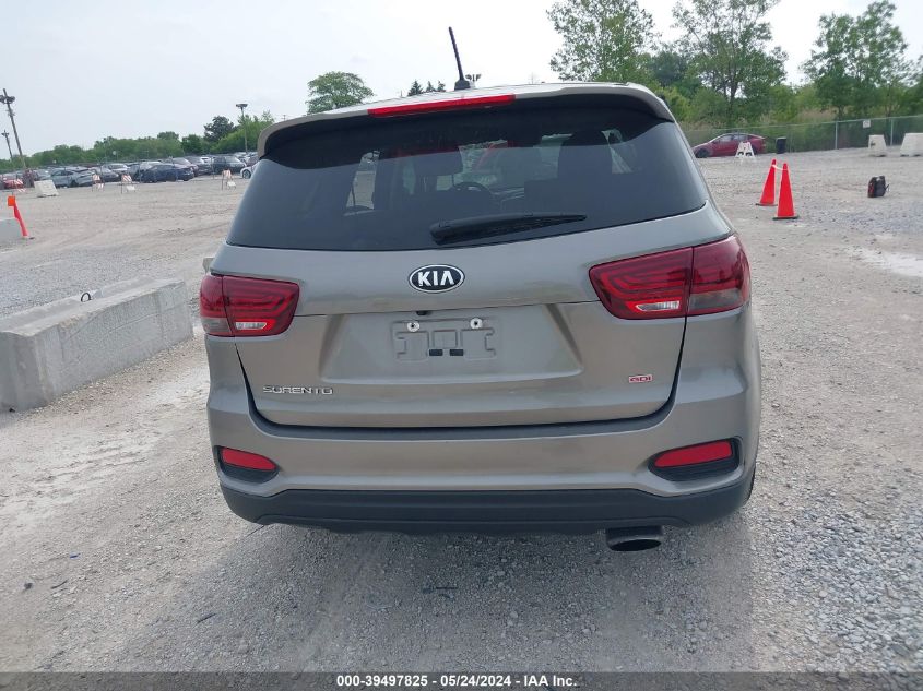 2019 Kia Sorento 2.4L L VIN: 5XYPG4A38KG544544 Lot: 39497825