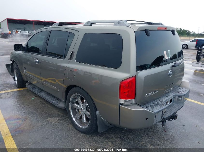 2006 Nissan Armada Le VIN: 5N1AA08AX6N735154 Lot: 39497830