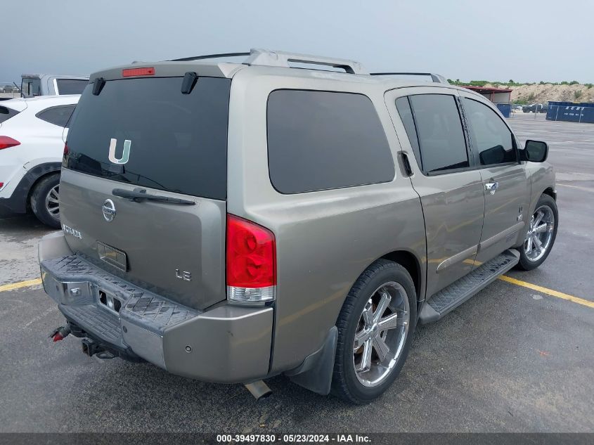 2006 Nissan Armada Le VIN: 5N1AA08AX6N735154 Lot: 39497830