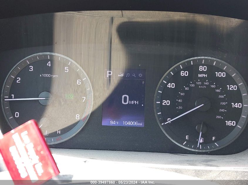 2017 Hyundai Sonata Sport VIN: 5NPE34AF1HH482967 Lot: 39497860