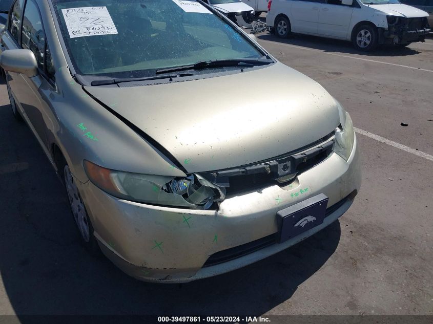 2007 Honda Civic Lx VIN: 1HGFA165X7L013994 Lot: 39497861