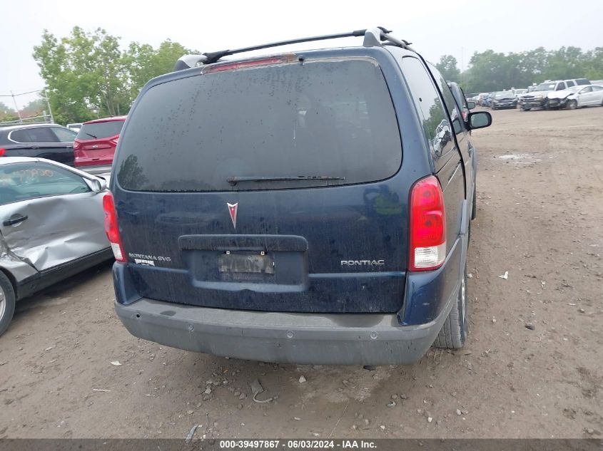 2006 Pontiac Montana Sv6 VIN: 1GMDV33L26D153857 Lot: 39497867