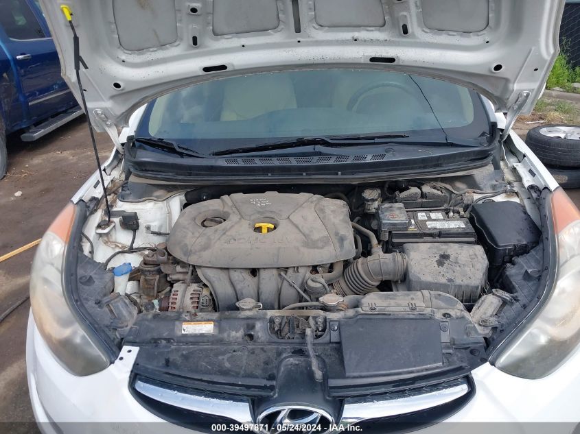 2012 Hyundai Elantra Gls VIN: 5NPDH4AEXCH064839 Lot: 39497871