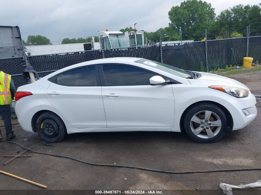 2012 Hyundai Elantra Gls VIN: 5NPDH4AEXCH064839 Lot: 39497871