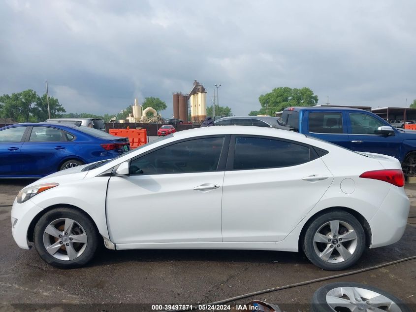 2012 Hyundai Elantra Gls VIN: 5NPDH4AEXCH064839 Lot: 39497871