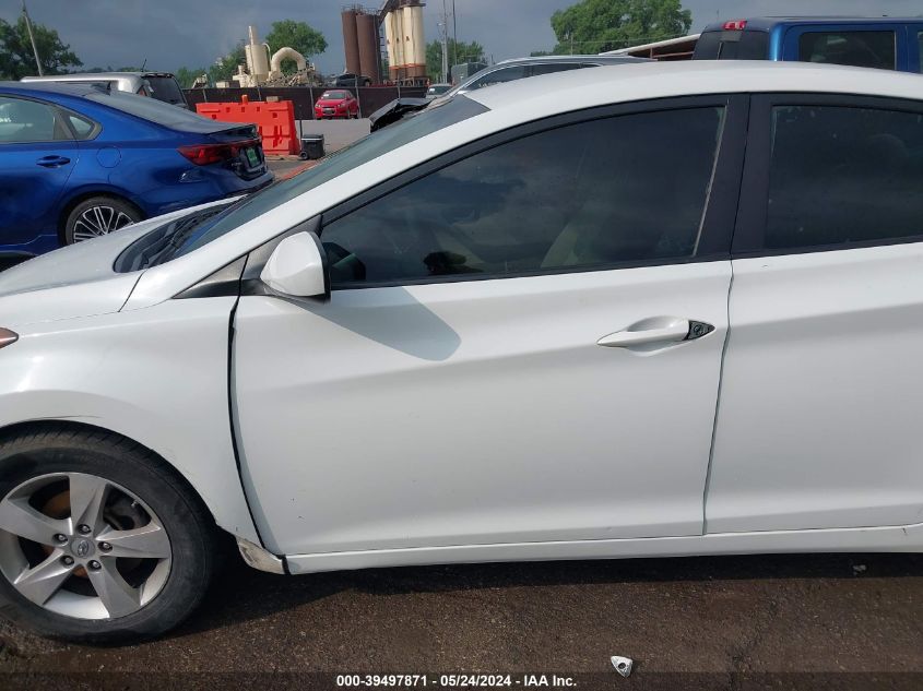 2012 Hyundai Elantra Gls VIN: 5NPDH4AEXCH064839 Lot: 39497871