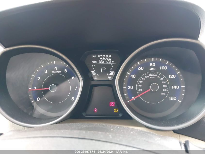 2012 Hyundai Elantra Gls VIN: 5NPDH4AEXCH064839 Lot: 39497871