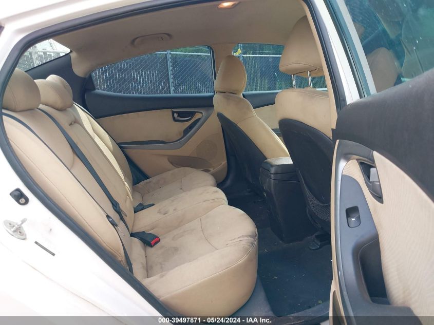 2012 Hyundai Elantra Gls VIN: 5NPDH4AEXCH064839 Lot: 39497871