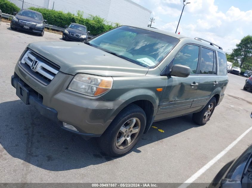 2007 Honda Pilot Ex VIN: 5FNYF28497B025043 Lot: 39497887