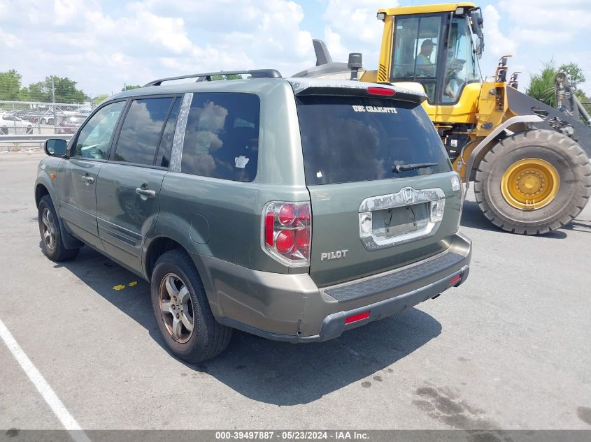 2007 Honda Pilot Ex VIN: 5FNYF28497B025043 Lot: 39497887