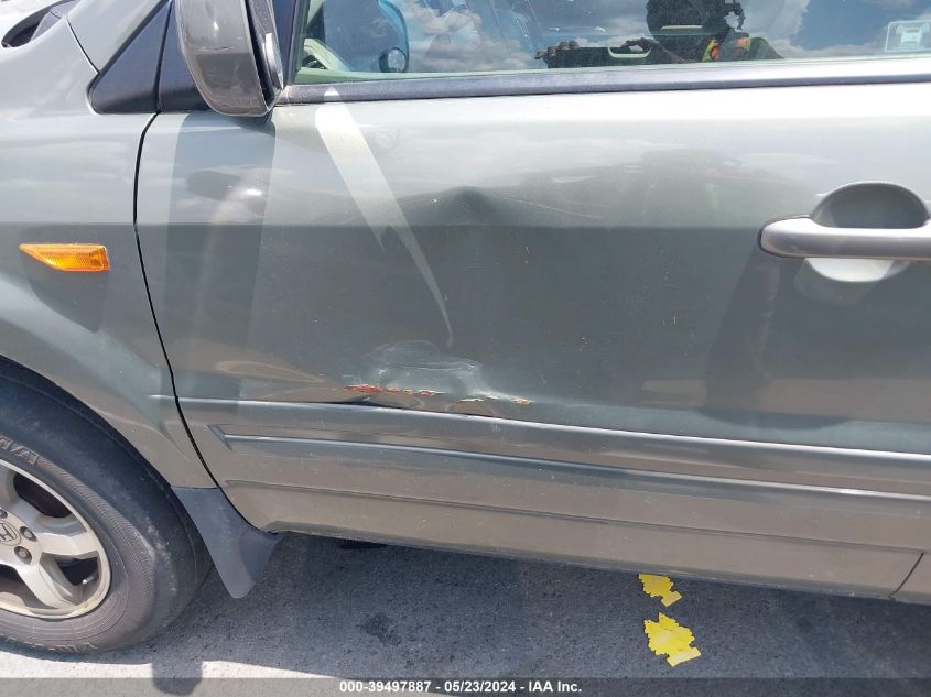 2007 Honda Pilot Ex VIN: 5FNYF28497B025043 Lot: 39497887