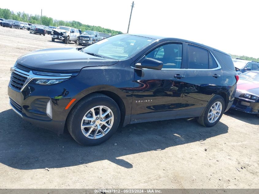 2022 CHEVROLET EQUINOX FWD LT - 3GNAXKEV5NL197295