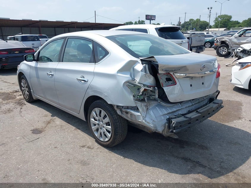 2017 Nissan Sentra S VIN: 3N1AB7AP3HY401209 Lot: 39497938