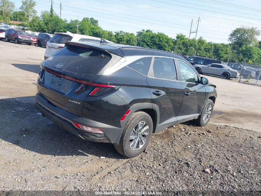 2022 Hyundai Tucson Hybrid Blue VIN: KM8JBCA10NU025161 Lot: 39497940