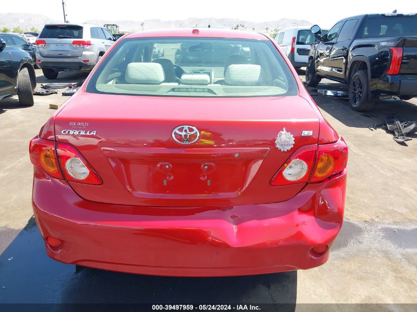 2010 Toyota Corolla Le VIN: JTDBU4EE8AJ075615 Lot: 39497959