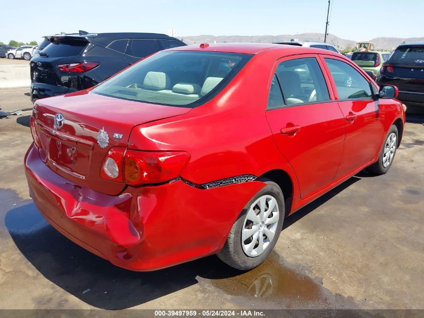 2010 Toyota Corolla Le VIN: JTDBU4EE8AJ075615 Lot: 39497959