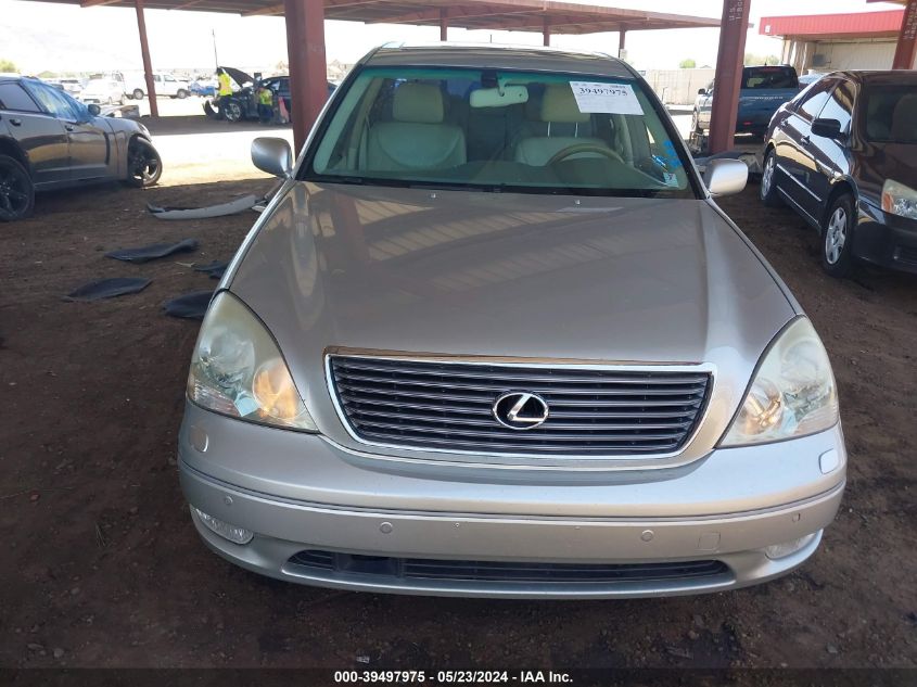 2003 Lexus Ls 430 VIN: JTHBN30FX30102506 Lot: 39497975