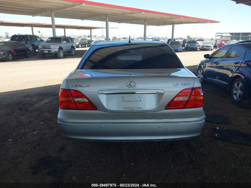 2003 Lexus Ls 430 VIN: JTHBN30FX30102506 Lot: 39497975