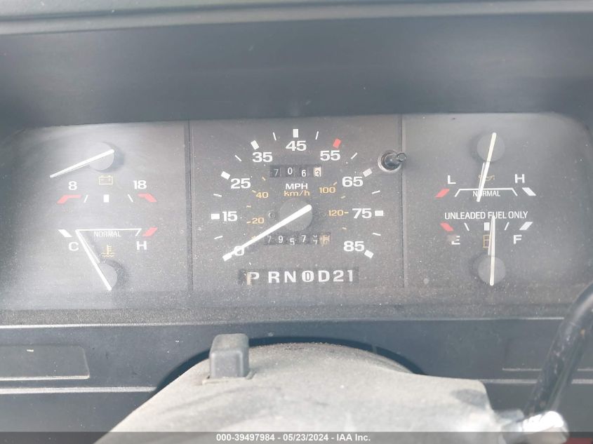 1989 Ford Ranger VIN: 1FTCR10A4KUC47275 Lot: 39497984