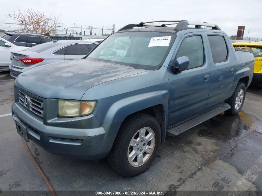 2006 Honda Ridgeline Rts VIN: 2HJYK16496H532960 Lot: 39497986