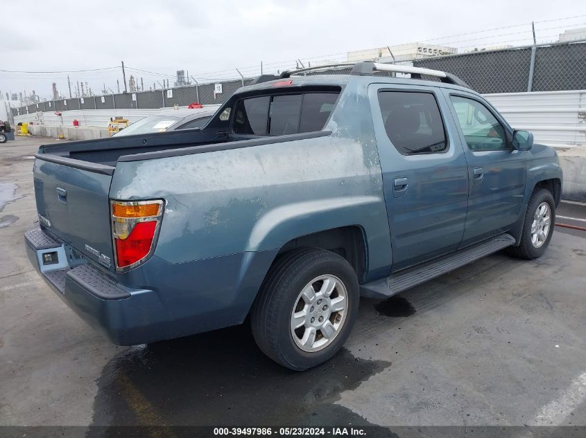 2006 Honda Ridgeline Rts VIN: 2HJYK16496H532960 Lot: 39497986