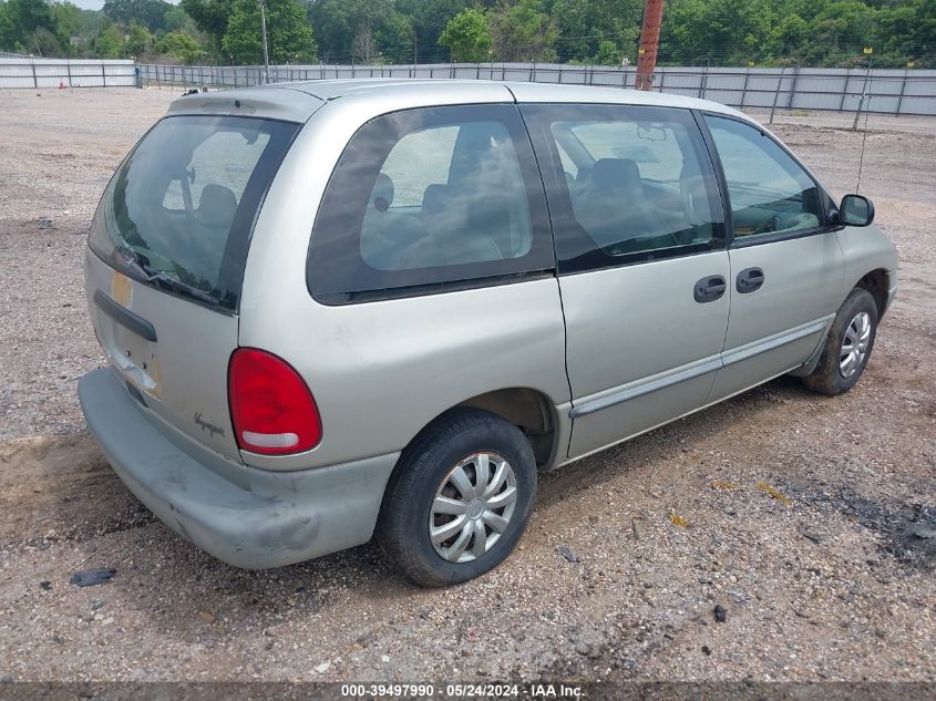 2000 Chrysler Voyager VIN: 2C4FJ25B3YR763144 Lot: 39497990