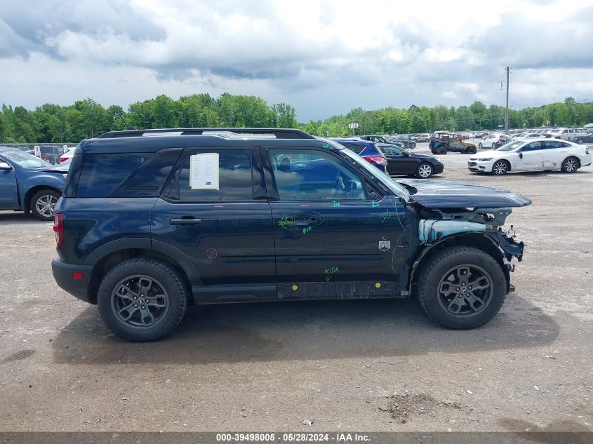 2021 Ford Bronco Sport Big Bend VIN: 3FMCR9B6XMRA64931 Lot: 39498005