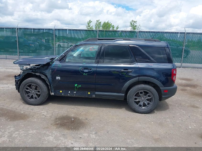 2021 Ford Bronco Sport Big Bend VIN: 3FMCR9B6XMRA64931 Lot: 39498005