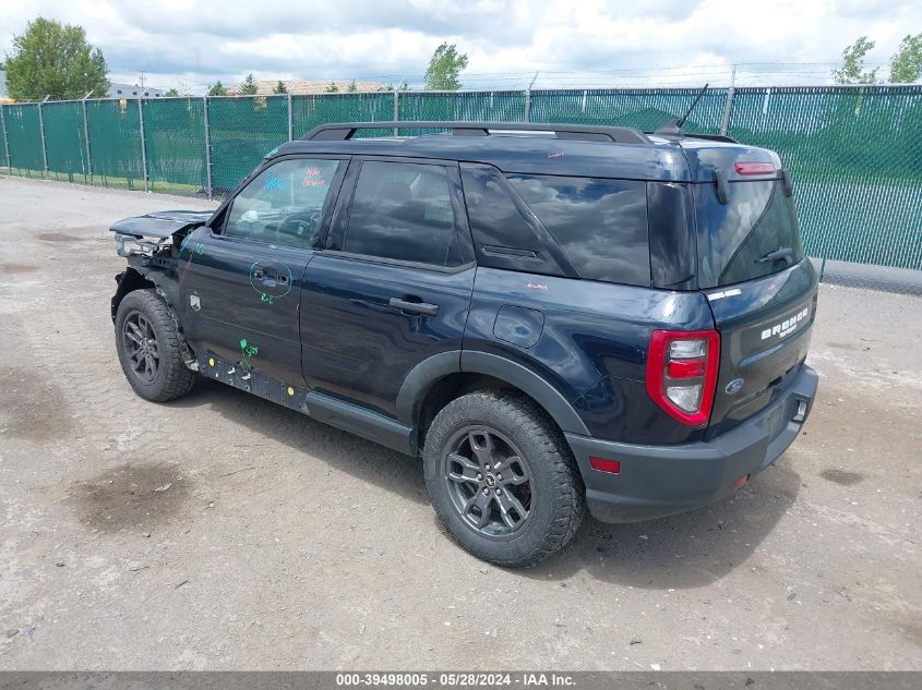 2021 Ford Bronco Sport Big Bend VIN: 3FMCR9B6XMRA64931 Lot: 39498005